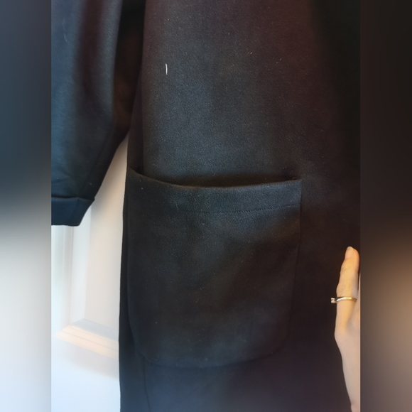 Black men's ZARA suede blazer - Picture 13 of 15